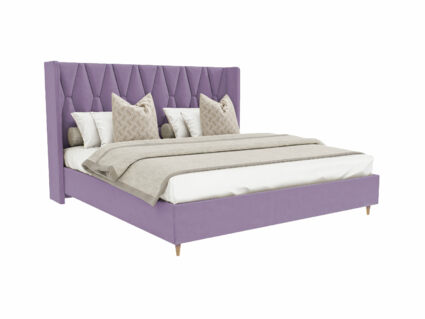 Кровать Beautyson Rebecca велюр Formula 890 сиреневый 269