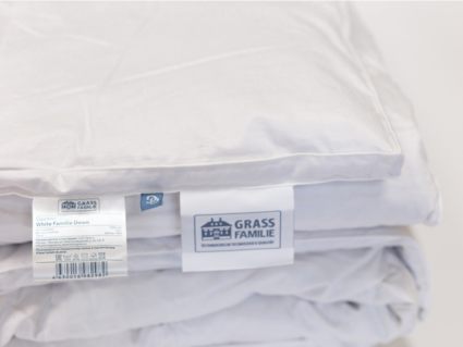 Одеяло German Grass White Familie Down теплое 160х220