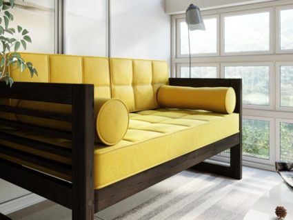 Диван Арско Сега Мини двухместный желтый Длина 136 см