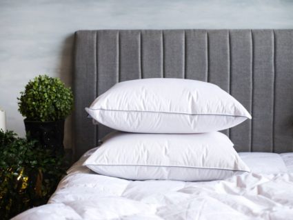 Подушка German Grass Gray Familie Down упругая 70х70