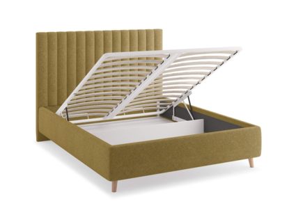 Кровать Сонум Amanda Микровелюр Белый (с подъемным механизмом) 140х190