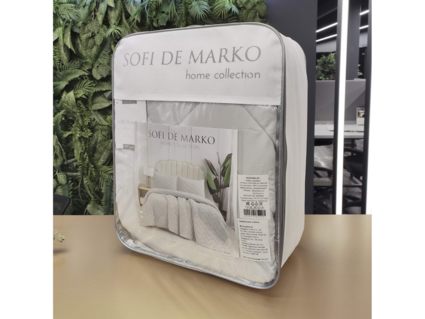 Покрывало Софи де Марко Робби (серебро) 160х220