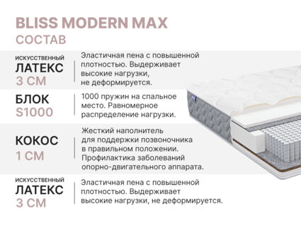 Матрас Димакс Bliss Modern max 100х190