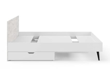 Кровать Сонум Ines Ясмунд + белый 140х200