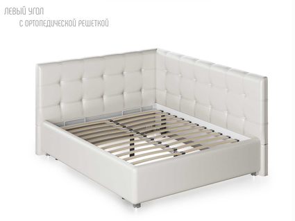 Кровать Nuvola Sabina угловая Velutto 14 200х200