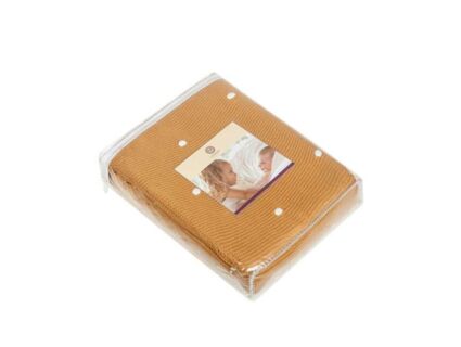 Плед Luxberry LUX 6 горчичный 100х150