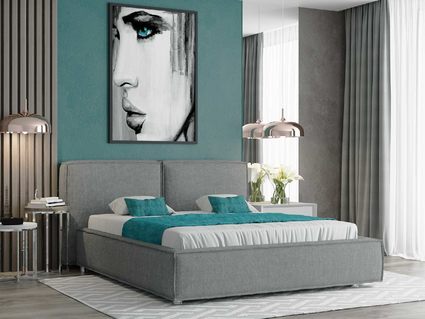 Кровать Nuvola Verde Next 001 (с основанием) 200х200