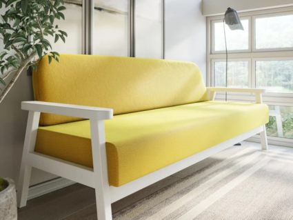Диван Арско Флори трехместный жёлтый Длина 194 см