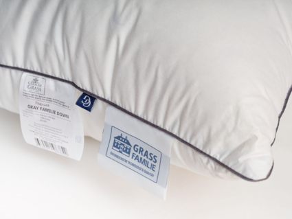 Подушка German Grass Gray Familie Down мягкая