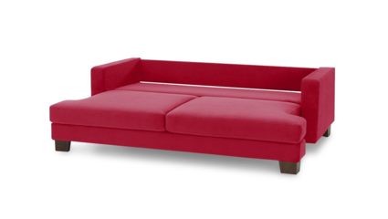 Диван Фиеста Мебель Марсель велюр Vivaldi 36 темно-розовый Длина 220 см