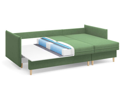 Диван Сонум Rain угловой Тедди Терракотовый Длина 240 см