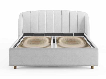 Кровать Сонум Valencia Экокожа Белый (с подъемным механизмом) 90х190