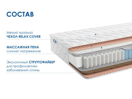 Матрас Димакс Relmas Solid 3Zone 43