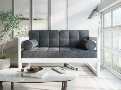 Диван Арско Сега Мини двухместный серый Длина 136 см