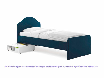 Кровать Сонум Emma Кашемир голубой 90х200