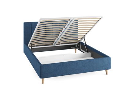 Кровать Сонум Alma Кашемир Серый (с подъемным механизмом) 80х190