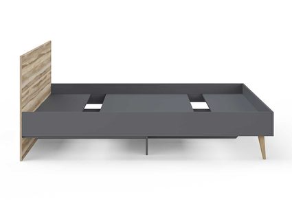 Кровать Сонум Ines Ясень ориноко + графит 160х190