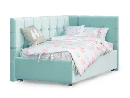 Кровать Nuvola Sabina угловая Velutto 14 200х200