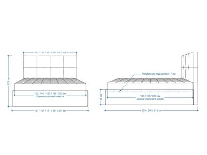 Кровать Lonax Алегра велюр Dolly-13 (с основанием) 200х200