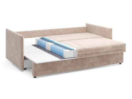 Диван Сонум Remy Тедди бежевый Длина 215 см