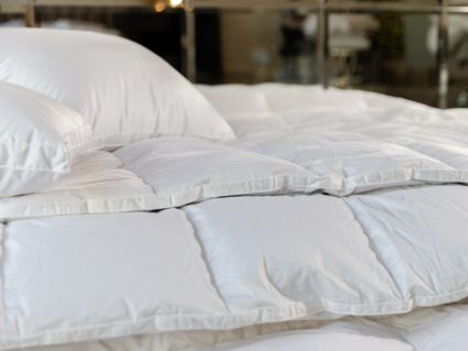 Одеяло German Grass White Familie Down теплое 160х220