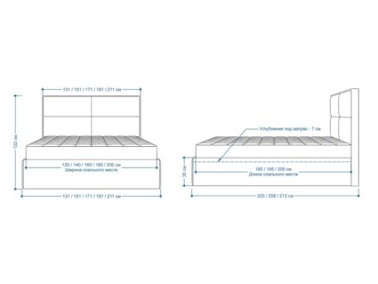 Кровать Lonax Марселла велюр Dolly-2 (с подъемным механизмом)