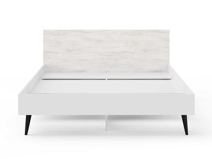 Кровать Сонум Ines Ясмунд + белый 140х200