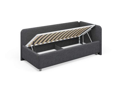 Кровать Сонум Capri Рогожка Песочная (с подъемным механизмом) 80х190