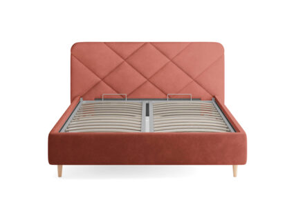 Кровать Сонум Taylor Рогожка зелёный (с подъемным механизмом) 160х200