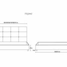 Кровать Димакс Норма Кварц 120х200
