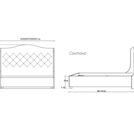 Кровать Димакс Сантана Крем 180х190