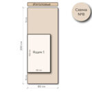 Кровать Mr.Mattress Site Box экокожа Black 80х195