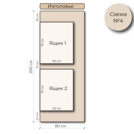 Кровать Mr.Mattress Site Box экокожа Brown 80х190