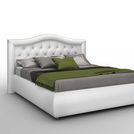 Кровать Sleeptek Premier 6 Экокожа White (с подъемным механизмом)