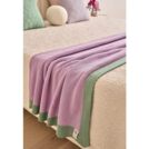 Плед Luxberry TULIP фиалка/базилик 150х200