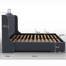 Кровать Sleeptek Premier 5 Велюр 46 (с подъемным механизмом) 140х190